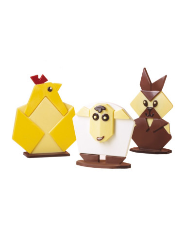 MOLDE PVC ORIGAMI EASTER (3m) H.100/142mmPvc Animales