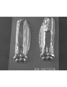 MOLDE PVC BOLSA + PALOS GOLF 150x50x40mm