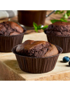 CÁPSULA 62x37 mm (225 uds.) MARRÓN MUFFIN CA4050 2