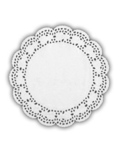 BLONDA 20cm REDONDA PAPEL TROQUELADA (250u)