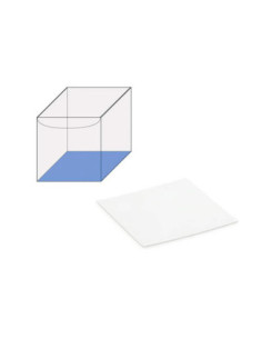 FONDO 150x150mm PK(10u) BLANCO/AZUL