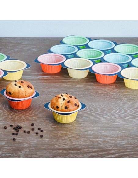 BANDEJAS MUFFIN 24c (COLORES) CA (100 uds.)-1