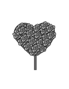MOLDE PVC PIRULETA CORAZÓN ONDAS-2 D65x16mm (2c)