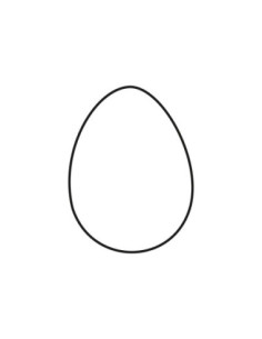 MOLDE PVC HUEVO LISO MEDIO h180xD110mm (1c)