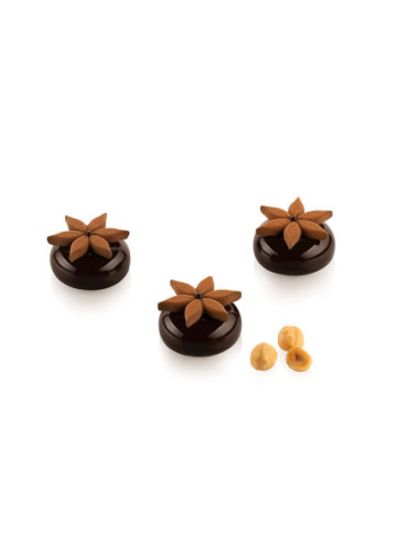 MOLDE COROLLE 4 D45xh6mm 15c