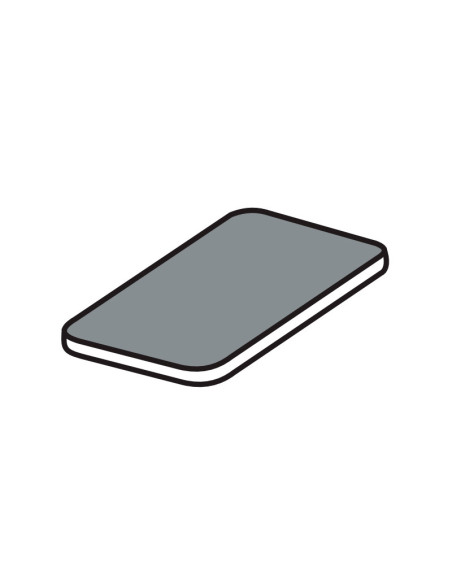 MOLDE PVC BASE RECTANGULAR LISA 185x140x18mm