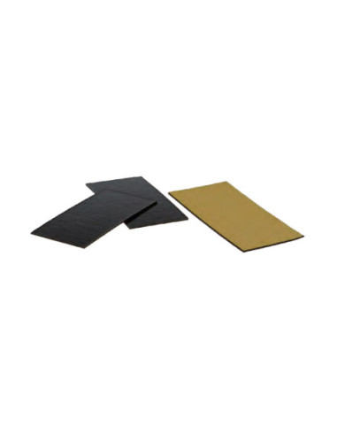 CARTÓN RECTANGULAR 19,5x10cm ORO/NG  (50u)