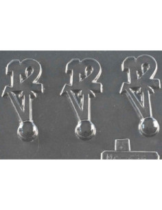 MOLDE PVC AGUJAS RELOJ 12H 78x37x8mm (3c)