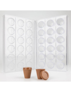 MOLDE MA1073 BARISTA 2 MOLDES VASO+TAPA 2