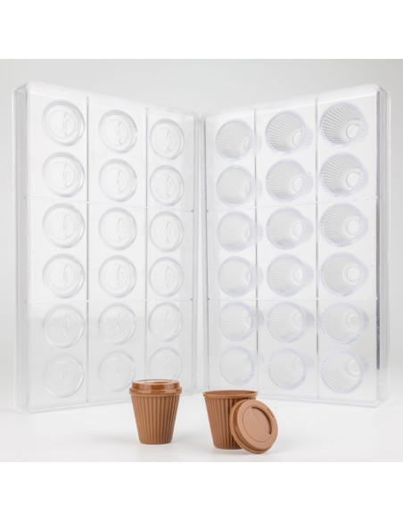 MOLDE MA1073 BARISTA 2 MOLDES VASO+TAPA-1