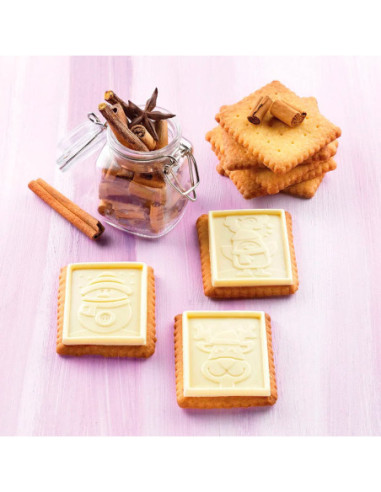 MOLDE COOKIE CHOC SNOWMAN-2