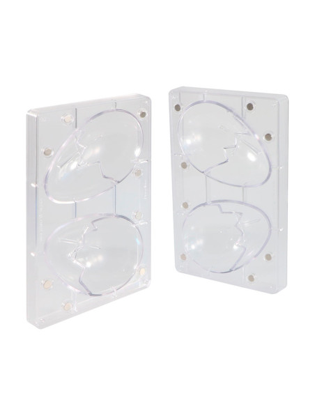 MOLDE HUEVO CRACK D100xh150 mm (2i) POLIC.MAGN.-2