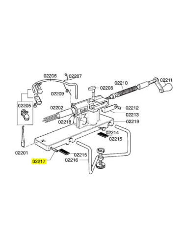 TORNILLO FIJACIÓN CUCHILLA KALI- PM006421002-02217