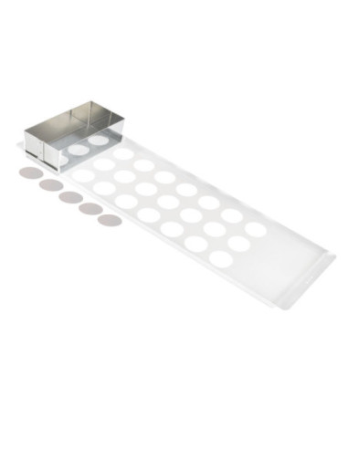 REPARTIDOR INOX 160X90X80mm DISCOS CHOCOLATE