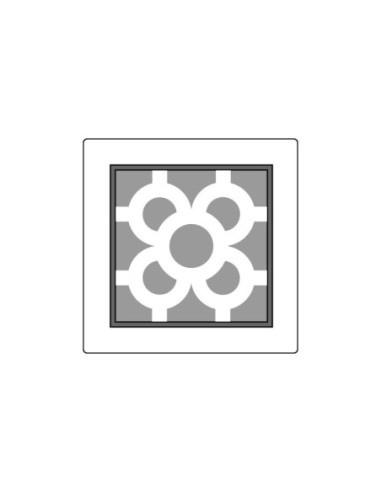 TABLETA PVC AZULEJO VIERTEAGUAS 140x140x20mm (1c)