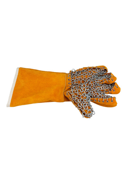 GUANTE 5 DEDOS 40cm MALLA METALICA (PAR)