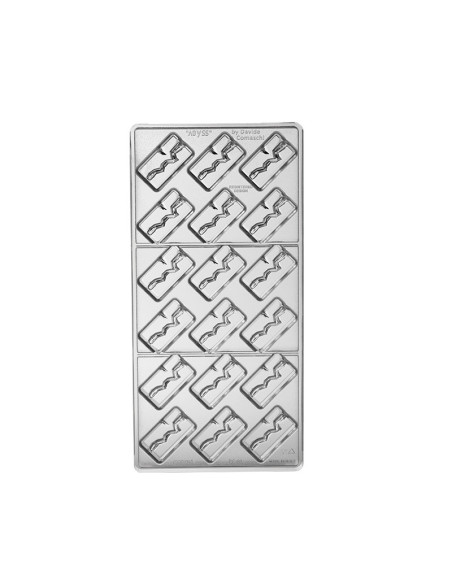 Molde bombones Comaschi Abyss Rectangular PC69 18c-2