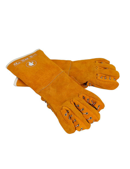 GUANTE 5 DEDOS 40cm MALLA METALICA (PAR)