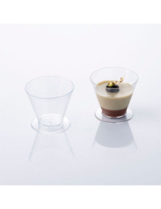 VASO CONO CON PIE (100 uds.) 