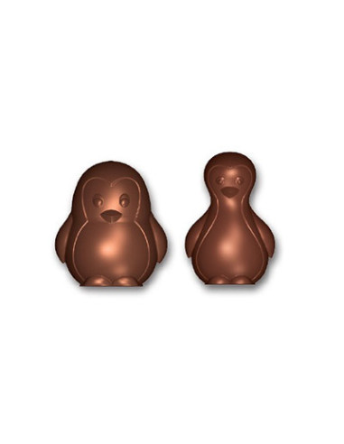 MOLDE PINGÜINOS 50X44.9mm 4+4-1