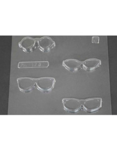 MOLDE PVC ARPA173 GAFAS 60x22x10mm (4c)
