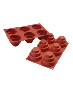 MOLDE SF148 MINI WONDER CAKE D75xh60mm 6c 77ml
