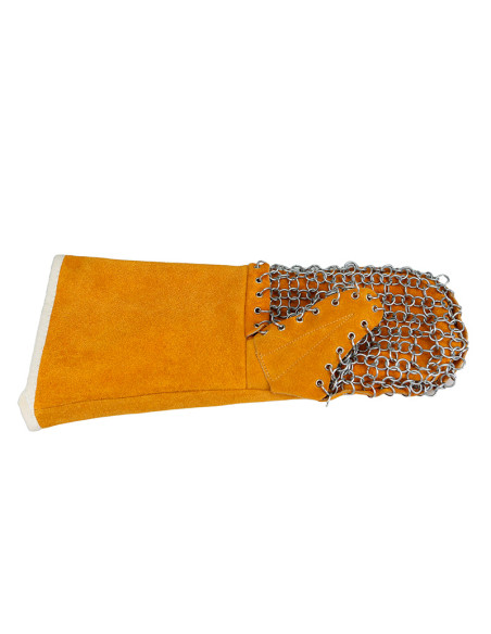 MANOPLA ANTICALORICA 40cm MALLA METALICA DER