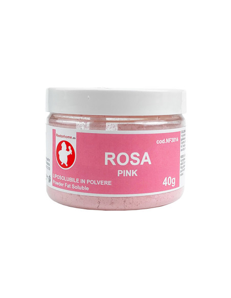 COLORANTE POLVO ROSA LIPOSOLUBLE NEW DECORS 40gLiposolubles Polvo