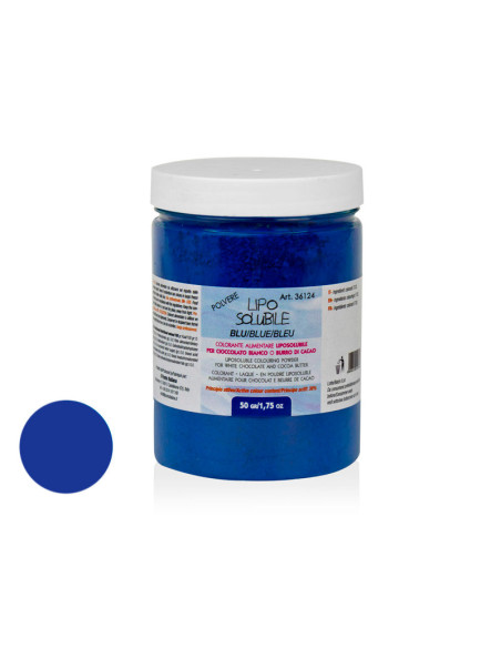 COLORANTE EN POLVO AZUL LIPOSOLUBLE 50gLiposolubles Polvo