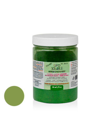 COLORANTE EN POLVO VERDE LIPOSOLUBLE 50gLiposolubles Polvo