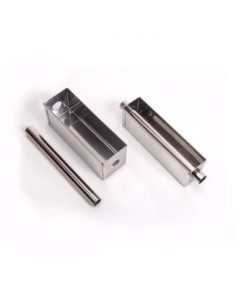 MOLDE CAKE CON TUBO 19x4.7x6cm INOX 