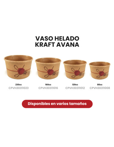 Vaso helado Kraft AvanaVasitos