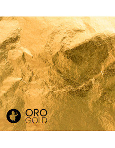 DOSSIER 25 HOJAS ORO 23Q 8x8 cmMetalizado Polvo 2