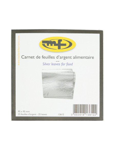 DOSSIER 25 HOJAS PLATA 9,5x9,5cm