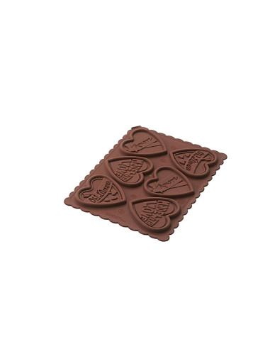 MOLDE COOKIE CHOC LOVE 73x72x5mmSan Valentin