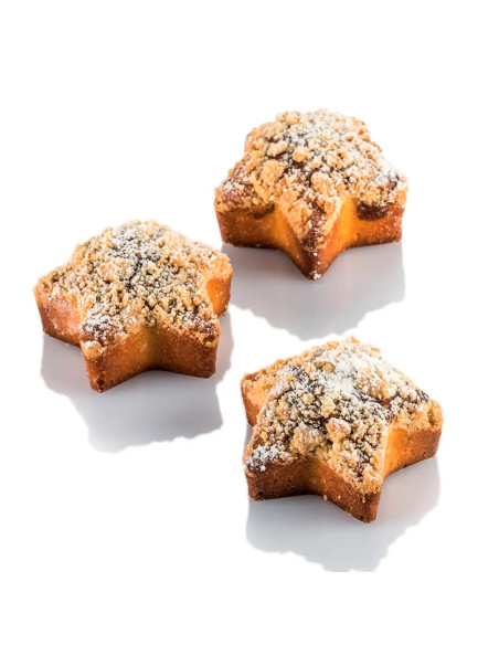 MOLDE DE SILICONA SF182 ESTRELLAS