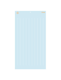 REJA TRANSPARENTE CORTES DE 37mmMedidas graduadas