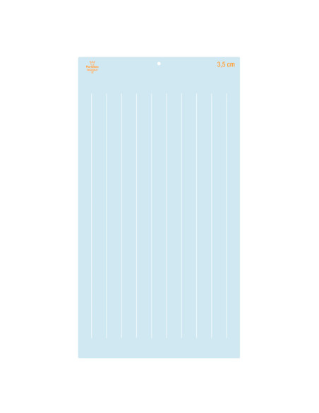 REJA TRANSPARENTE CORTES DE 37mmMedidas graduadas