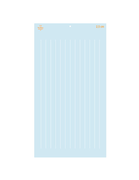 REJA TRANSPARENTE CORTES DE 27mmMedidas graduadas