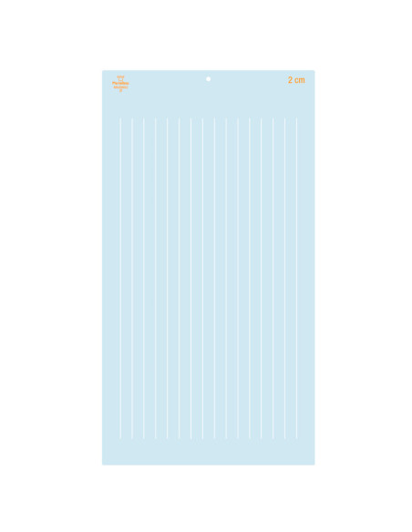 REJA TRANSPARENTE CORTES DE 22mmMedidas graduadas