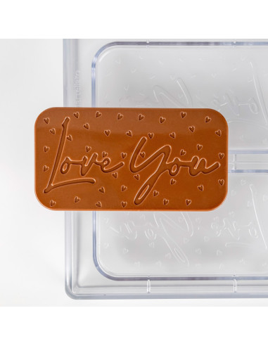 MOLDE MA2033 TABLETA LOVE YOU 130x70x10mm 3c 100gr
