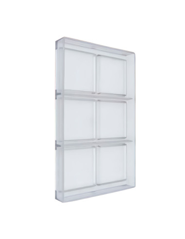 MOLDE M179 TABLETA 71x71x7mm 6p PC 175x275Tabletas