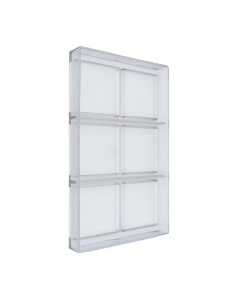 MOLDE M179 TABLETA 71x71x7mm 6p PC 175x275Tabletas