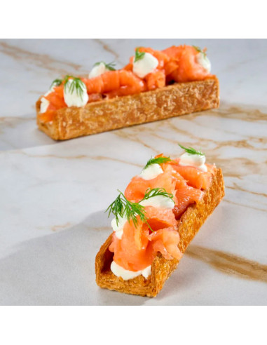 KIT PUFF PASTRY ALU. 15/10 380x33xh30 mm + TUBO