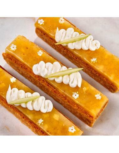 KIT PUFF PASTRY ALU. 15/10 380x33xh30 mm + TUBO