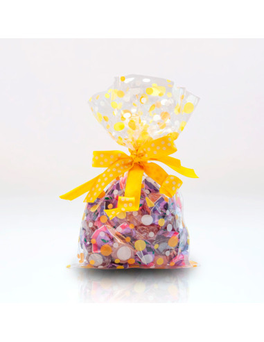 BOLSA BURB. AMARILLA 10X20cm PK (50u) ALIM. TRANSBolsas Decorativas