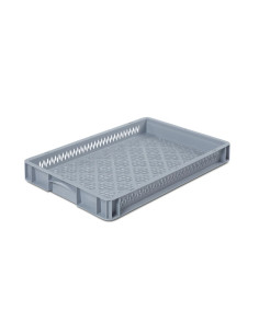 CUBETA N.E. RANURADA 600x400x55 CERRADA 9lt.Cubetas