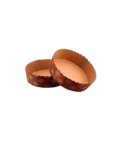 MOLDE PANETTONE BAJO 240x80mm PK (36uds.) 1000g 2