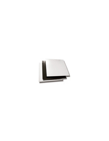 CARTÓN CUADRADO 22x22+2 cm PK(50u) NEGRO/PORCELANA