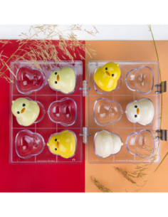 MOLDE DOBLE POLLO CHARLIE 73x73xh80 mm  2